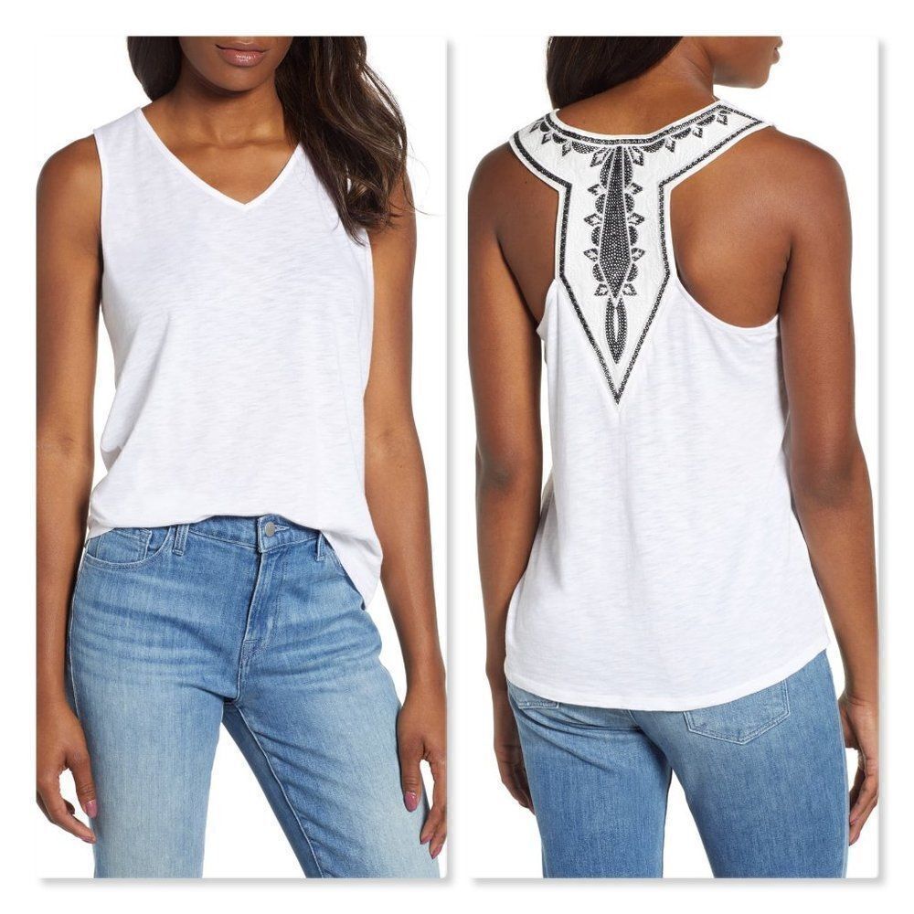 Gibson X Hi Sugarplum! Malibu Embroidered Tank